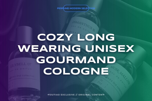 cozy long-wearing unisex gourmand cologne