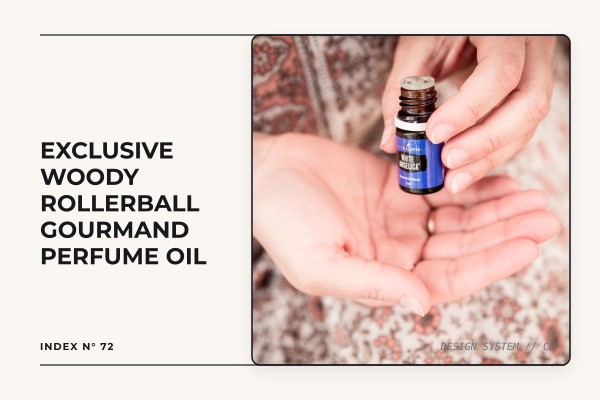 exclusive woody rollerball gourmand perfume oil